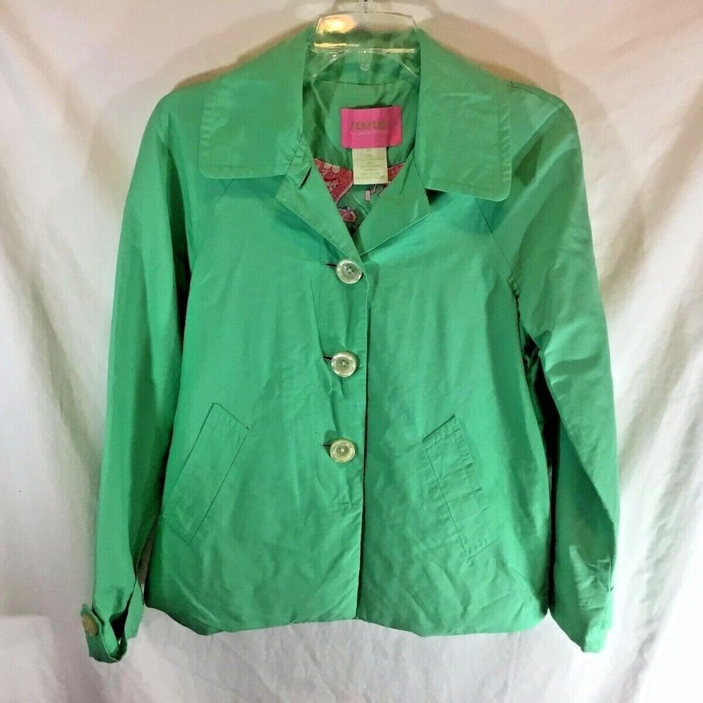 Perfect by Carson Kressley Light Green Jacket Flor